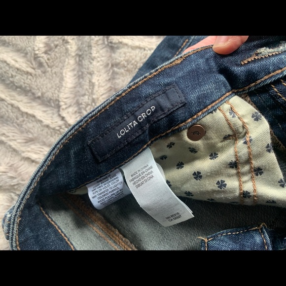 Lucky Brand Lolita Cropped Jeans Mid Rise size 0/25 - Picture 3 of 4